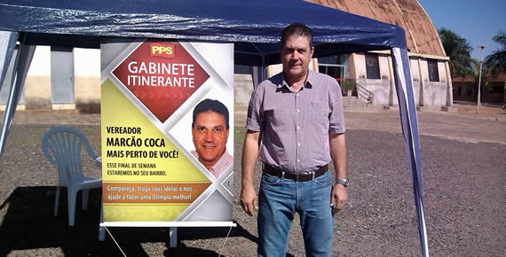 Vereador Marcão Coca visita bairros do nosso município