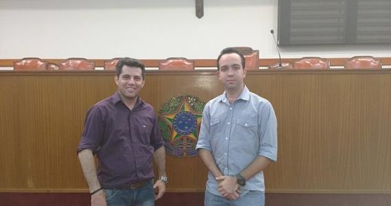 Marco Santos recebe em seu gabinete Doutor em segurança pública