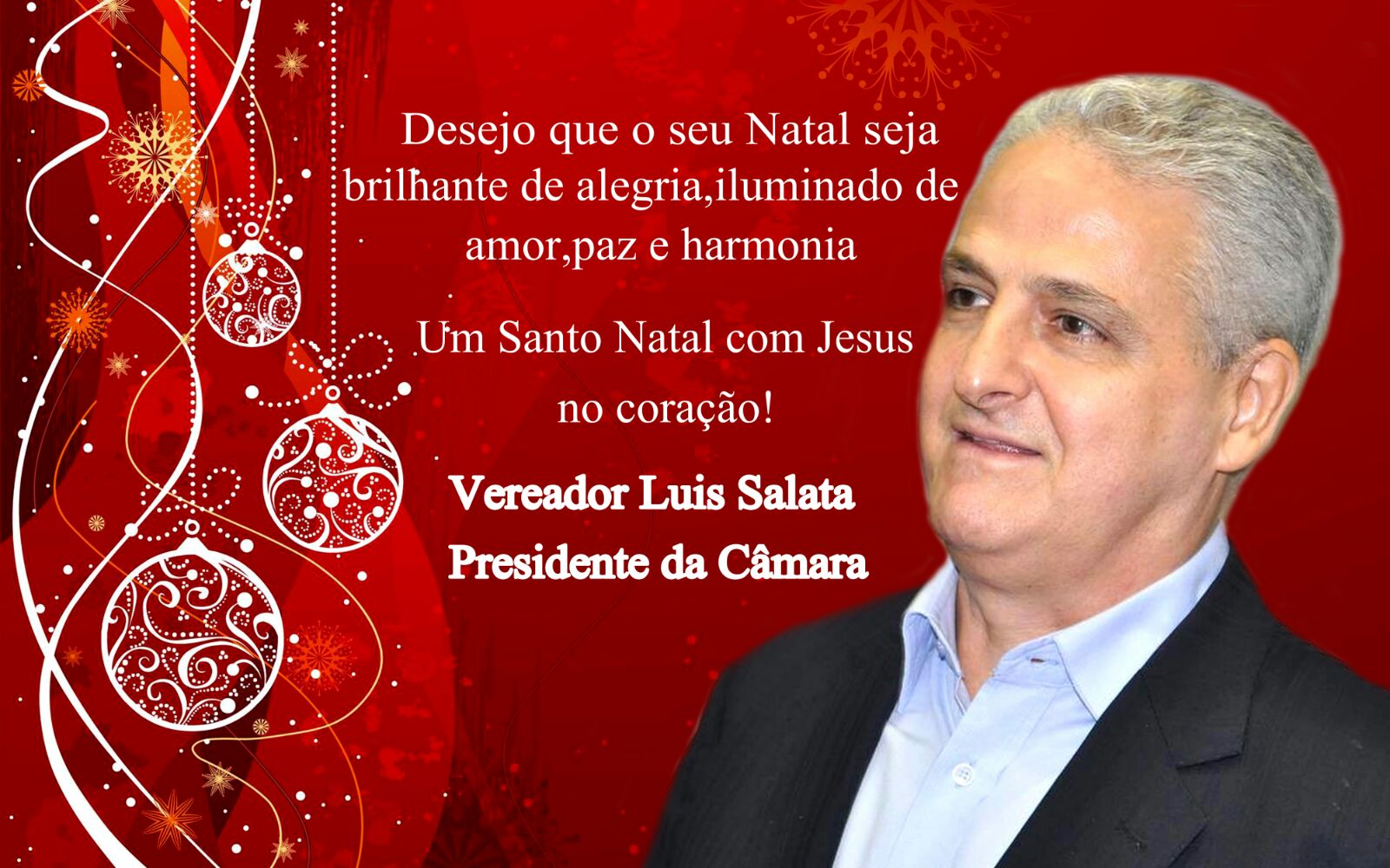 A Câmara deseja aos olimpienses um Santo Natal com Jesus no coração !