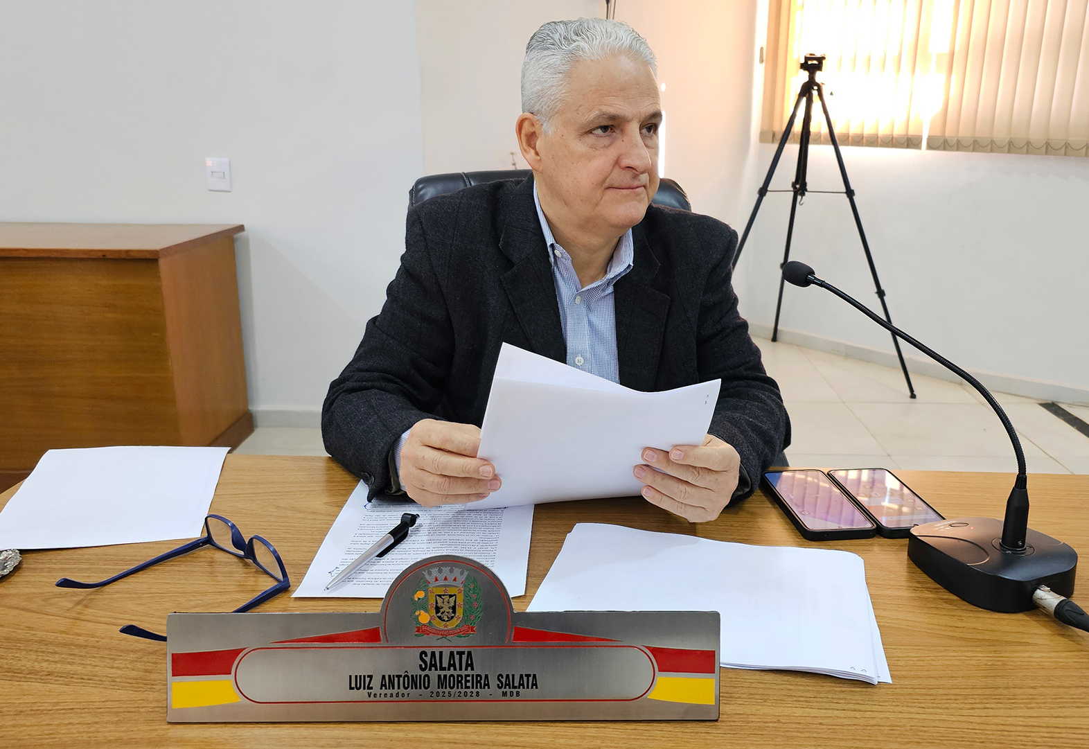 Novas leis de Olímpia propostas por Salata visam biodiversidade e direitos da Terceira Idade