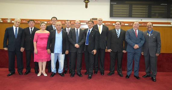 Novos Vereadores, Prefeito e vice tomam posse na Câmara Municipal de Olímpia