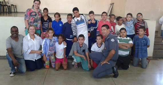 Palestra Escola Zenaide com o Cabo Deivid.