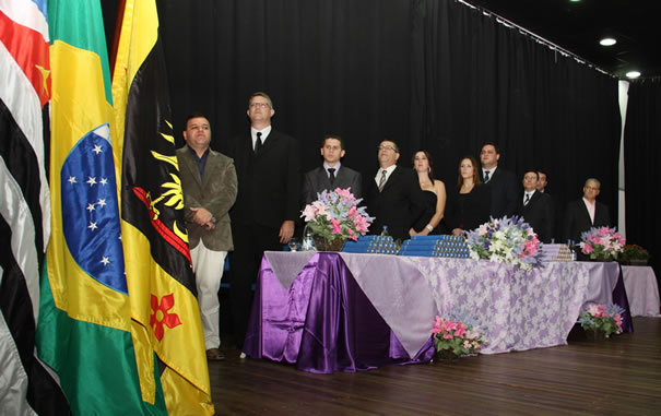 Salata e Guto prestigiam a formatura da primeira turma da ETEC